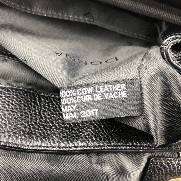 Donna Karan leather bag, black shoulder bag - Picture 16 of 16